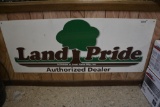 Land Pride authorized dealer sign