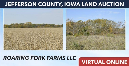 Jefferson County, IA Land Auction - Roaring Forks