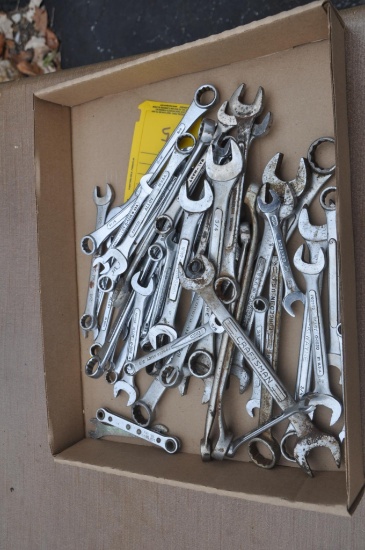 large variety of smaller wrenches including SK and Craftsman