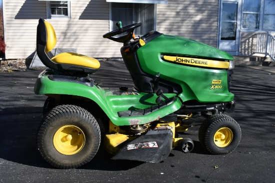 John Deere X300 lawn mower