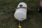 65 gallon poly tank with valve