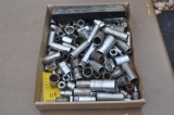 large variety of deep well and regular sockets