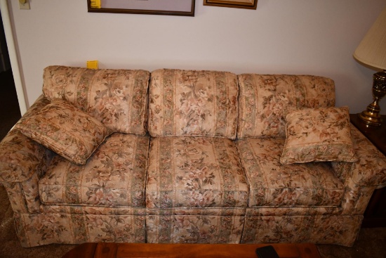 floral print couch