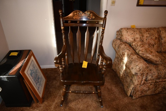 wooden rocker