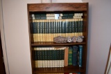 upright bookshelf