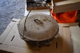 cast iron Dutch oven with lid #10