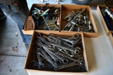 3 flats of wrenches, pliers, channel locks, wire cutters, allen wrenches, etc.
