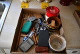 pocket knives, tools, etc.