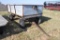 Galvanized barge wagon on gear w/hoist