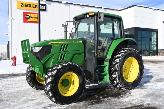 2016 John Deere 6110M MFWD tractor