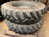 (4) Row crop tires and wheels for Miller 3654 self propelled spreader