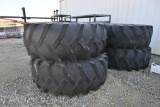 (4) 23.1R30 floater tires off of 1074 RoGator