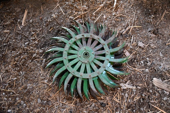 John Deere rotary hoe wheels