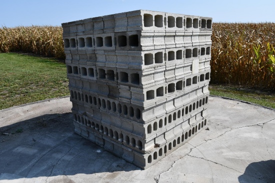 Large quantity of older cement blocks
