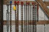Assorted log chains and safety chains