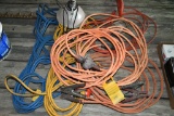 Assorted extension cords