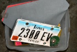 Assorted license plates