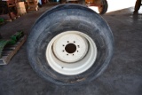 425/65R22.5 truck tire on 8-bolt rim