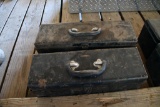 (2) metal toolboxes