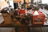 Assortment of sprayer parts and misc.