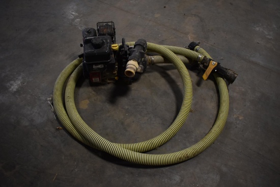 Briggs & Stratton 2" pump w/ hose and Banjo valve