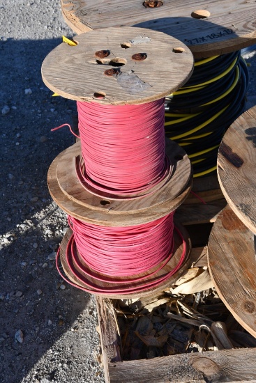 (2) partial rolls of 14 gauge wire