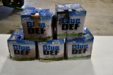 (5) 2.5 gal jugs of Peak Blue DEF