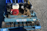 Eagle portable compressor with Honda 5.5 hp engine