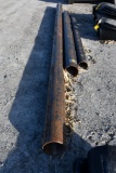(3) sections of steel pipe. (1) 8