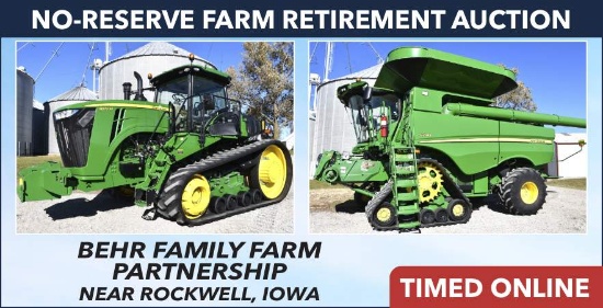No-Reserve Farm Retirement Auction - Behr
