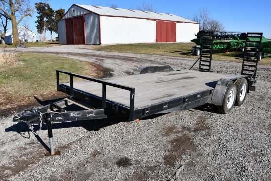 Telco 18' flatbed trailer