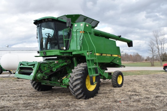 1996 John Deere 9500 Sidehill combine