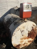 300 gallon fuel barrel w/ Gas Boy 110v pump (no hose)