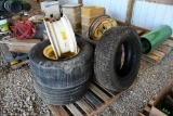 Pallet of tires and wheels