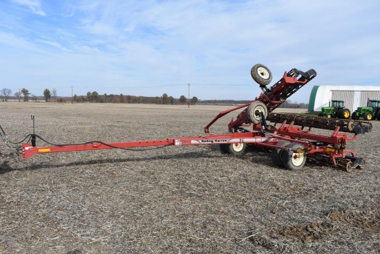 Unverferth 1225 37' double basket rolling harrow