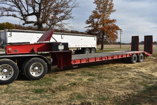 1988 Aztec 32' lowboy trailer