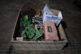 Crate of implement parts