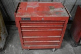 Snap-on 6 draw chest type toolbox on wheels, 30
