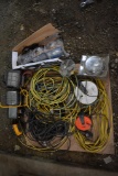 Misc. extension cords & lights