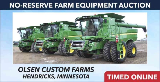 No-Reserve Farm Equipment Auction - Olsen