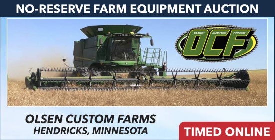 No-Reserve Farm Equipment Auction - Olsen