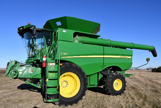 2018 John Deere S780 4wd combine