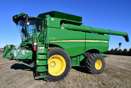 2018 John Deere S770 2wd combine