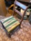 Wooden chair w/cushion