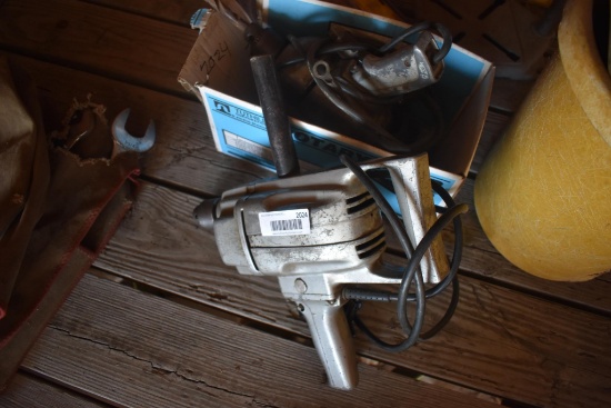 2 older electric drills