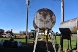 300 Gallon fuel barrel on stand