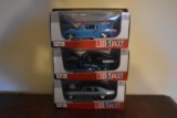 3 Maisto toy cars 1969 Dodge Charger, 1970 Ford Mustang, 1970 Chevrolet Nova SS coupe Toys