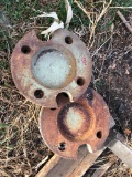 Lawn mower wheel weights