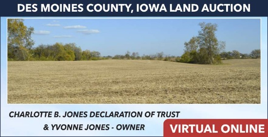 Des Moines County, IA Land Auction - Jones