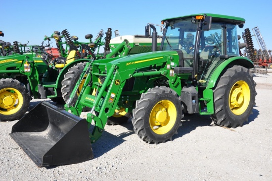 2018 John Deere 5100E MFWD tractor w/loader